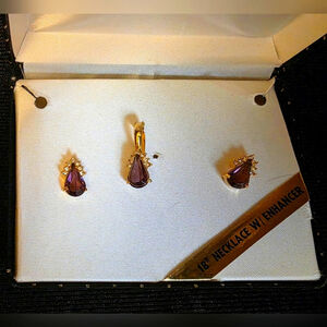 Vintage Enhancer Clip On Pendant Earrings No Chain